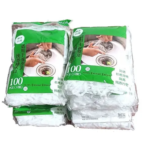 Combo 300 Túi Lọc Rác Bồn Rửa Bát Siêu Tiện Lợi - Lưới Lọc Rác Thông Minh Co Giãn Chống Tắc Nghẽn Bồn Rửa