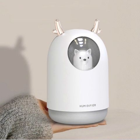 Máy Phun Sương Tạo Ẩm Mini Cắm Điện USB Hình Thú Cực Đáng Yêu - Máy Khuếch Tán Tinh Dầu Phòng Ngủ, Ô Tô