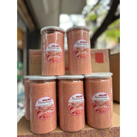 Muối Hồng Himalaya Nguyên Chất 1kg Giadunglongbien, Muối Hồng Kháng Khuẩn Ăn Kiêng Keto, Tắm Tẩy Tế Bào Chết Thải Độc
