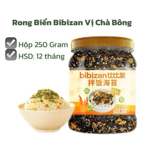 Combo 2 hộp rong biển bibizan 250g mix vị rong biển trộn cơm hương vị thơm ngon, giòn tan và bổ dưỡng