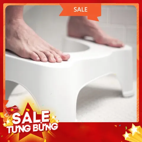 Ghế kê chân toilet Việt Nhật ghế chống táo bón đi vệ sinh đúng cách tốt cho sức khỏe