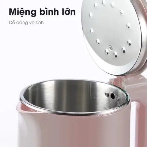 Bình Siêu Tốc 2.5L Cuckoo Gugkdo GD-ST20 - Ruột Inox 304 Siêu Bền, Công Suất 1500W Đun Nhanh, Đủ Màu Pastel