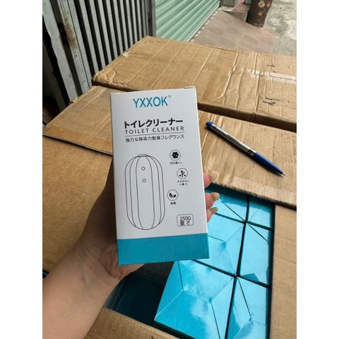Chai Thả Bồn Cầu YXXOK Nhật Bản 250g - Chất Tẩy Rửa Toilet Khử Mùi Hôi, Kháng Khuẩn, Tự Động Làm Sạch Đánh Bay Vết Bẩn