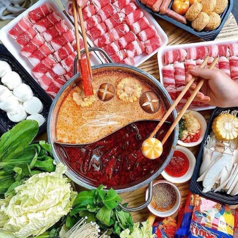 [Thanh Lý Xả Kho] Nồi Lẩu 2 Ngăn Inox Mới 100%, Nồi Lẩu Hai Vị Uyên Ương Size Lớn Dùng Cho Mọi Loại Bếp Tiện Lợi