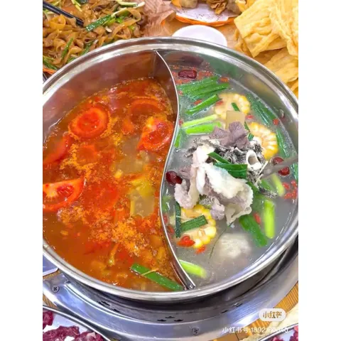 [Thanh Lý Xả Kho] Nồi Lẩu 2 Ngăn Inox Mới 100%, Nồi Lẩu Hai Vị Uyên Ương Size Lớn Dùng Cho Mọi Loại Bếp Tiện Lợi
