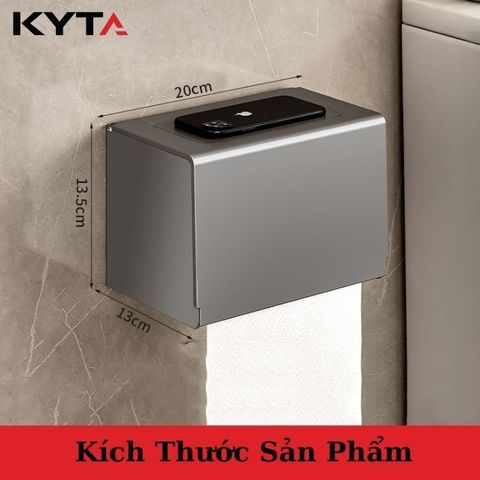 Hộp Đựng Giấy Vệ Sinh KYTA K8520 - Hợp Kim Nhôm Không Han Rỉ, Tiện Lợi