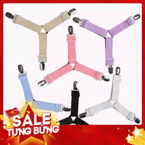 Combo 4 Kẹp Ga Giường Chống Tụt - Giữ Ga Chắc Chắn, Tiện Lợi