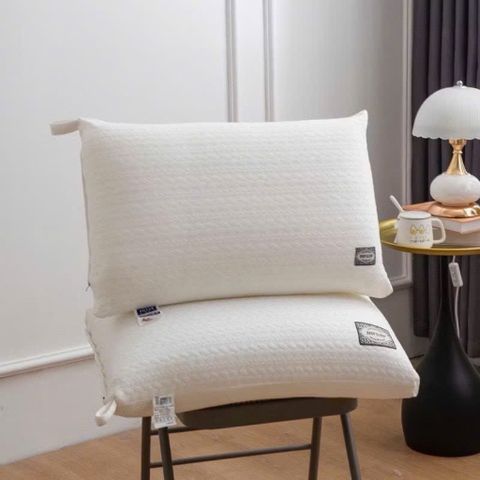 Combo 2 Ruột Gối Nằm Cao Cấp DEEP SLEEP - Cặp Gối Ngủ Chống Đau Vai Gáy, Bông Đậu Nành Kháng Khuẩn Ép Chân Không