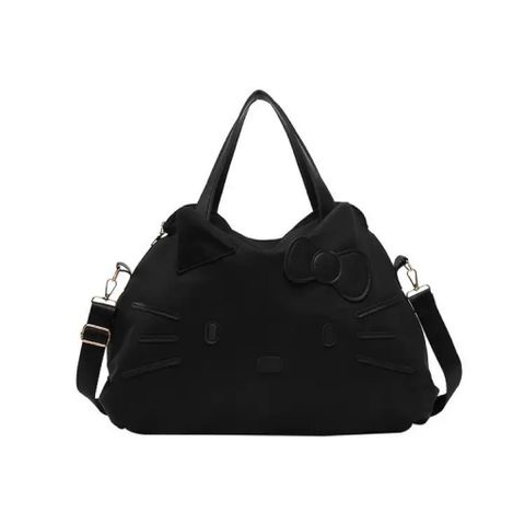 Túi Xách Nữ Hello Kitty Dáng Duffle Quai Da Cao Cấp - Túi Đeo Chéo Du Lịch Đi Học Đi Chơi Cực Dễ Thương Hot Trend