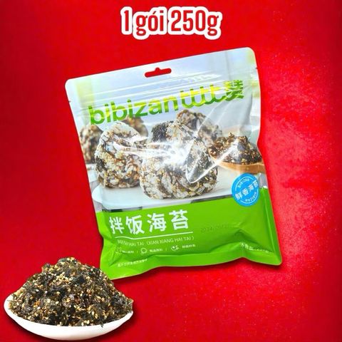 Combo 5 Gói Rong Biển Ăn Liền Chính Hãng Bibizan - Siêu Ngon Gói 250g