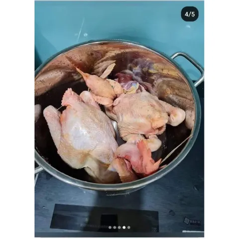 Nồi Luộc Gà Inox 1 Đáy Klins Cao Cấp Size 30cm Nồi Inox 304 Nắp Kính Cường Lực, Dùng Được Mọi Loại Bếp