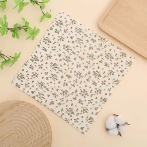 Combo 4 Khăn Lau Vệ Sinh Bếp Đa Năng 30cm – Sợi Microfiber Siêu Thấm, Họa Tiết Hoa Cỏ Decor Xinh Xắn