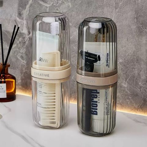 Cốc Đựng Bàn Chải Kem Đánh Răng Du Lịch Đa Năng - Hộp Đựng Đồ Cá Nhân Công Tác Nhỏ Gọn Sang Trọng