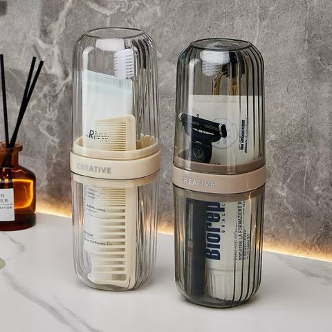 Cốc Đựng Bàn Chải Kem Đánh Răng Du Lịch Đa Năng - Hộp Đựng Đồ Cá Nhân Công Tác Nhỏ Gọn Sang Trọng