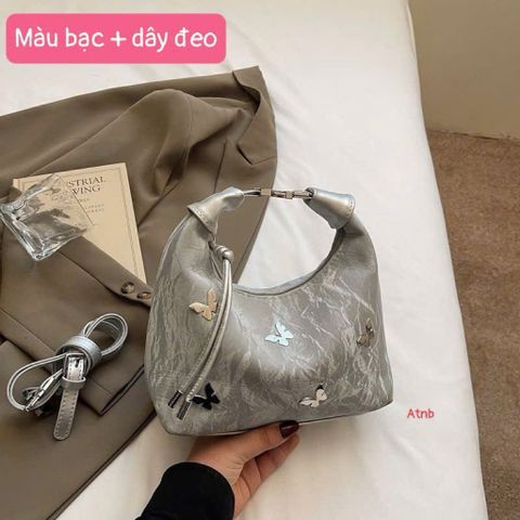 Túi Xách Nữ Sang Chảnh Gắn Họa Tiết 🦋 - Tặng Dây Đeo Thời Trang