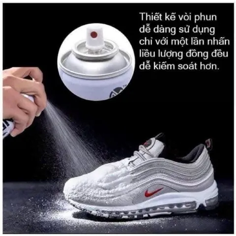 Chai Xịt Bọt Làm Sạch Giày Sneaker - Giữ Cho Giày Luôn Mới