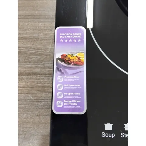 Bếp Từ Đơn GROPA Cao Cấp - Bếp Điện Từ Cảm Ứng Mặt Kính Chịu Nhiệt Kèm Nồi Lẩu Chống Dính Tiện Lợ