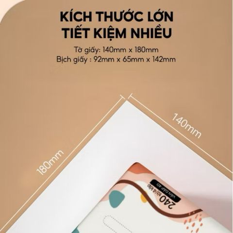 Khăn Giấy Rút Top Gia Gói 240 Tờ Giấy - Giấy Ăn Top Gia Mềm Mịn, Thấm Hút Tốt