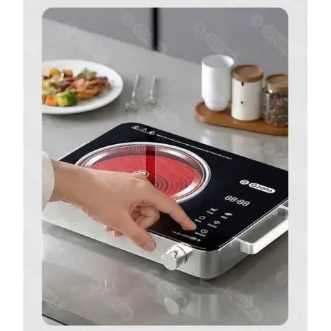Bếp Hồng Ngoại Gropa 2200W Cao Cấp - Không Kén Nồi, Mặt Kính Cường Lực, Cảm Ứng Nhạy (Hàng Chính Hãng)