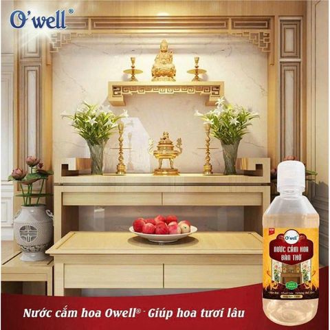 Nước Cắm Hoa Tươi Lâu Owell 350ml - Giữ Hoa Tươi Lâu Hơn