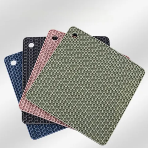 Miếng Lót Silicon Vuông Cách Nhiệt Cao Cấp - Chịu Nhiệt Tới 200 Độ C, Dễ Dàng Vệ Sinh
