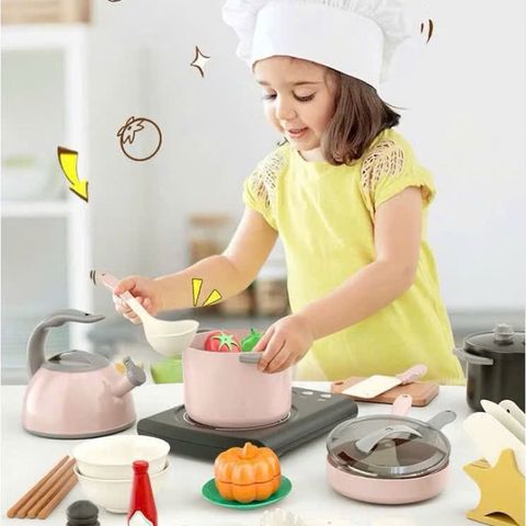 Bộ đồ chơi nấu ăn 32 chi tiết cho bé
