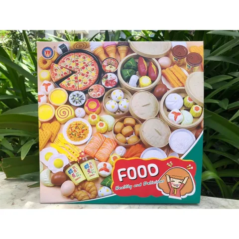 Bộ Đồ Chơi Bánh Bao Siêu Yêu Cho Bé - Hộp 88 Chi Tiết Sáng Tạo