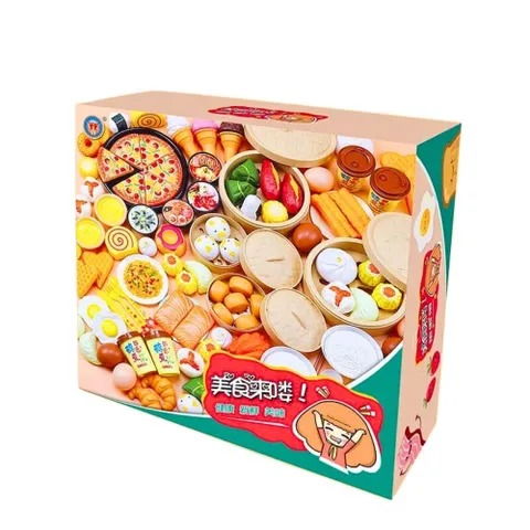 Bộ Đồ Chơi Bánh Bao Siêu Yêu Cho Bé - Hộp 88 Chi Tiết Sáng Tạo