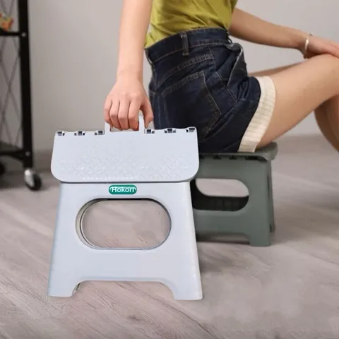 Ghế Gấp Gọn Hokori Nhựa Việt Nhật Size To- Mẫu Mới Tiết Kiệm Không Gian, Dễ Dàng Sử Dụng