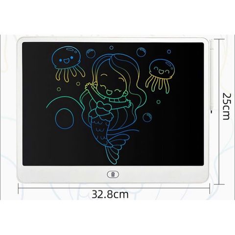Bảng vẽ tự xoá LCD size 16inch thông minh