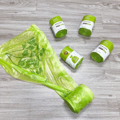 Combo 2 cuộn 50 Túi Đựng Rác ngải cứu Đa Năng, Có Dây Buộc Loại Dày Dai Chắc, Chống Rò Rỉ Nước