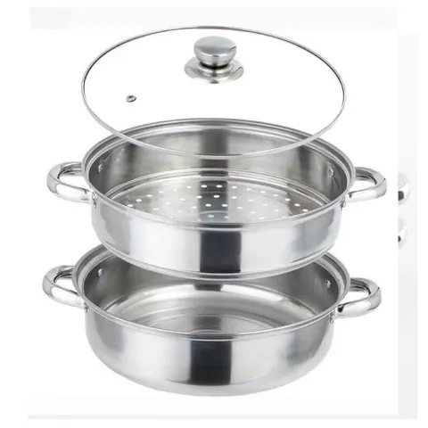 Thanh lý Nồi Hấp Inox Móp 2 Tầng & 3 Tầng Dùng Bếp Từ - Chất Lượng Cao, Giá Rẻ