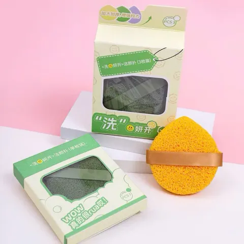 Bộ Sản Phẩm 3 Bông Mút Bọt Biển Rửa Mặt - Dụng Cụ Chăm Sóc Da Hiệu Quả