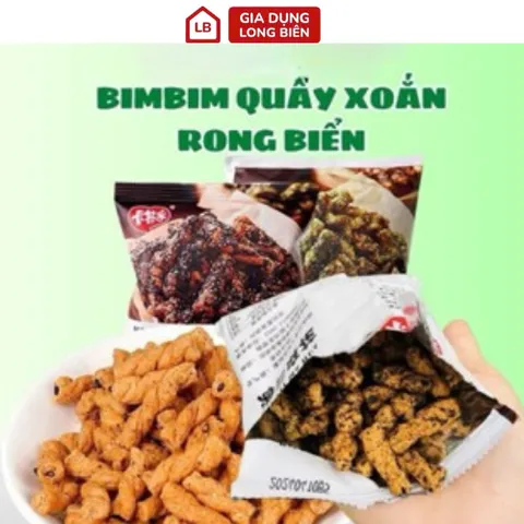 Combo 5 Gói Quẩy Rong Biển Bim Bim Rong Biển 52gr - Snack Ngon Miệng, Giàu Dinh Dưỡng