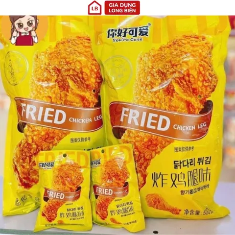 Snack Đùi Gà Chiên Giòn Vị Gà Cay Nhẹ 360g – Bim Bim Đùi Gà Giòn Tan Ăn Vặt Nội Địa Trung – Đồ Ăn Vặt Hot Trend