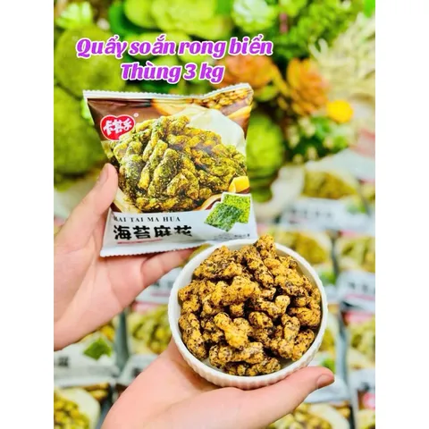 Combo 5 Gói Quẩy Rong Biển Bim Bim Rong Biển 52gr - Snack Ngon Miệng, Giàu Dinh Dưỡng
