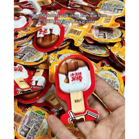 Thạch Trái Cây 3D Hình Thù Gói - Ngon Miệng và Đầy Màu Sắc