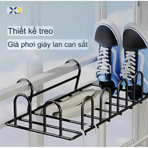Giá Phơi Khô Giày HAOYANGQI - Tiện Dụng Cho Ban Công, Cửa Sổ, Ký Túc Xá