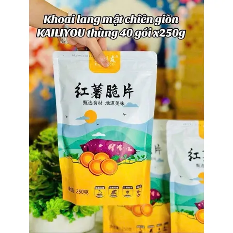 Khoai Lang Mật Chiên Giòn Kailiyou 110g - Giòn Ngon và Hấp Dẫn