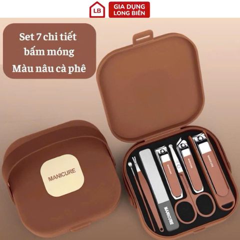 Bộ Bấm Móng Tay 8 Món Kèm Hộp - Tiện Lợi và Sang Trọng