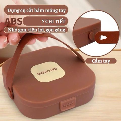 Bộ Bấm Móng Tay 8 Món Kèm Hộp - Tiện Lợi và Sang Trọng