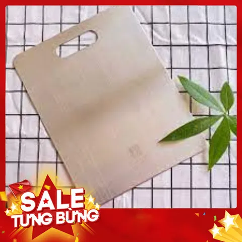 Thớt Inox 304 Cao Cấp 2in1 Chống Mùn, Dễ Vệ Sinh, Size 25x35cm