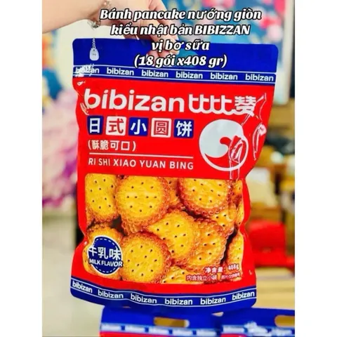 Bánh Quy Nướng Giòn Kiểu Nhật Bản Bibizan - 2 Vị Mặn Ngọt 408g