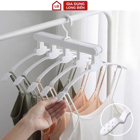 Móc Treo Quần Áo Tiết Kiệm Không Gian 5 in 1 ECOCO E1904 - Đa Năng và Tiện Lợi