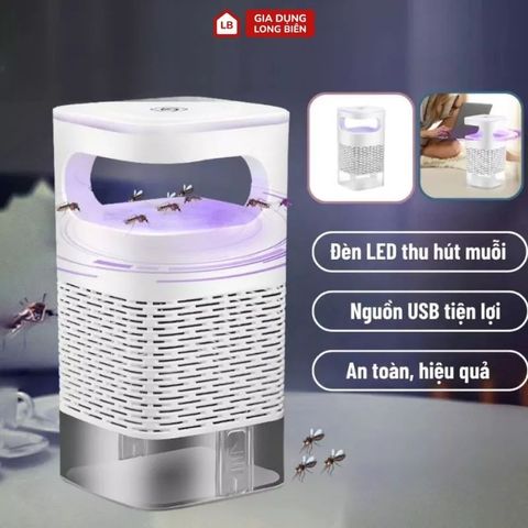 Đèn Bắt Muỗi Bắt Côn Trùng Máy Bắt Muỗi Thông Minh Có Đèn Led Tia UV Tiết Kiệm Điện