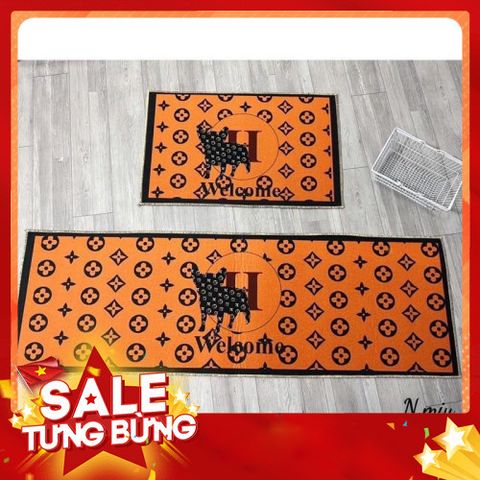 Combo 2 thảm bếp mẫu mới 2 size