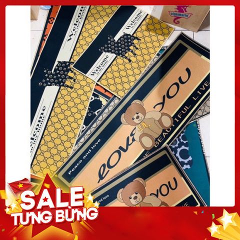Combo 2 thảm bếp mẫu mới 2 size