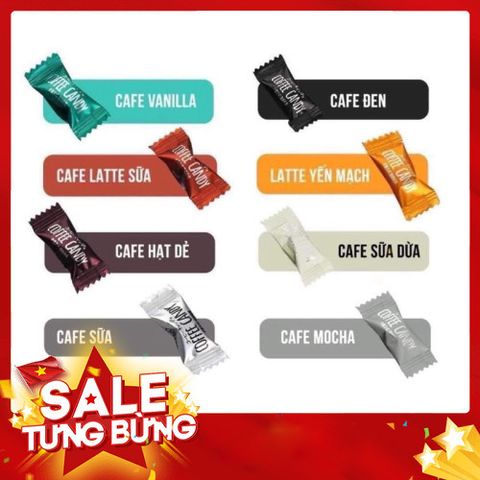 Kẹo cafe không đường gói 500g