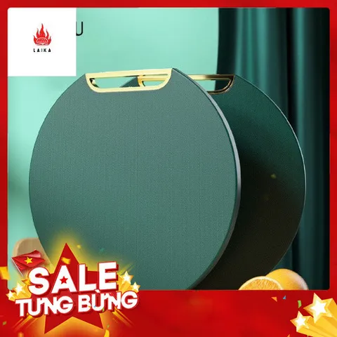 Thớt Nhựa Tròn Mẫu Mới Có Quai Treo - Chống Nấm Mốc Kháng Khuẩn, Đường Kính 35cm