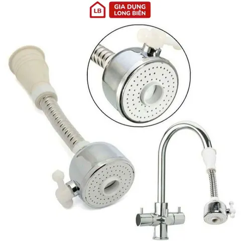 Vòi Xịt Tăng Áp Rửa Bát Xoay 360 Độ Kiểu Mới - Tiện Lợi và Hiệu Quả